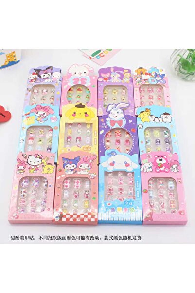 Eva Rose Kendinden Yapışkanlı 12'li Çocuk Takma Tırnak Çocuk Takma Tırnağı Çocuklar Için Tırnak