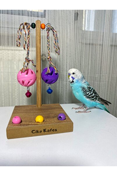 Ciko Kafes Attractive Bird Toy with Table Top