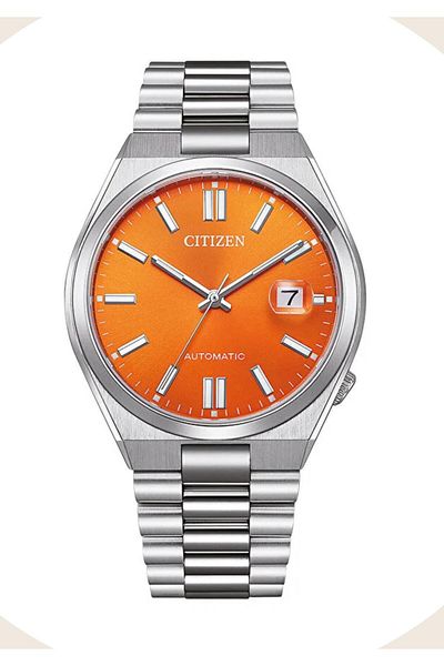 Citizen Cıtizen Nj0151-88z Tsuyosa - Men's Orange Dial Automatic Wristwatch