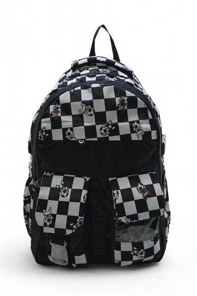 Baginn Elementary School Bag - Checkered and Patterned Backpack