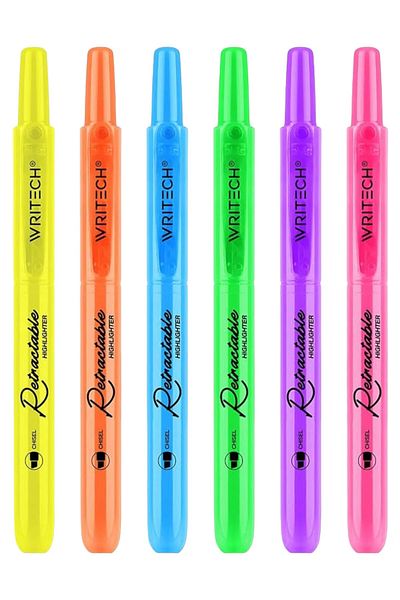 SEYFİKİRTASİYE Neon andPastelColored High Quality Printed Phosphorus Pen - American Production, Return Guaranteed, Writech