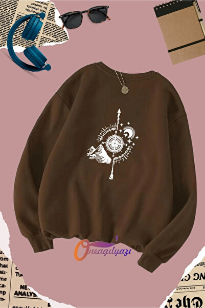 oneagılyazı البوصلة المطبوعة البلوز المرأة