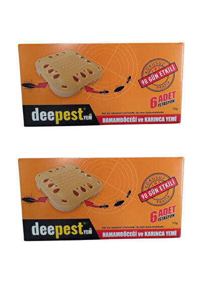 Deepest Hamamböceği ve Karınca Yemi Tablet 6 Adet- 2 Kutu