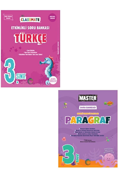Okyanus Yayıncılık 3.Sınıf  Classmate Türkçe Soru Bankası ve Master Paragraf ...