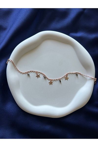 Gigi Stylish Anklet with Rosegold Star Detail