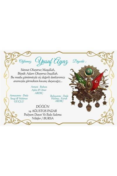 Belinay Sünnet Davetiyesi 400-01 (50 adet)