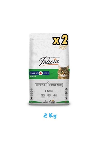Felicia Tavuklu Yetişkin Kedi Maması 2 Kg X 2 Adet
