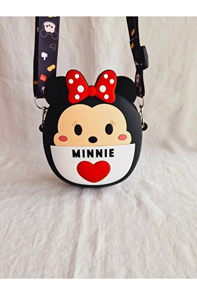 Beyaz Dükkan Beyazdükkan Mickey Minnie Mouse Fıgürlü Ayarlanabilir Askılı Sil...