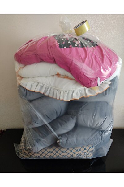 Umut 90x160 cm Mat Şeffaf Eşya taşıma Poşeti 5 Adet