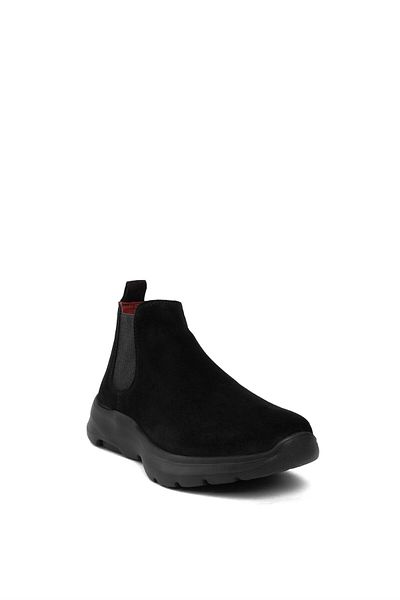 MARCOMEN 152-20399 Men's Black Genuine Leather Chelsea Boots