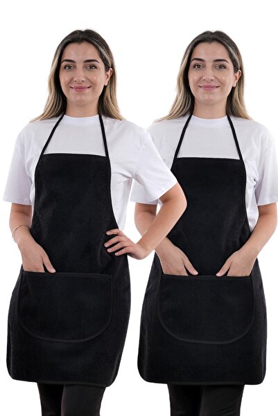 sevilya مريلة مطبخ مزدوجة من Wellsoft مع جيوب، مريلة مطبخ مقاومة للماء ومقاومة للماء