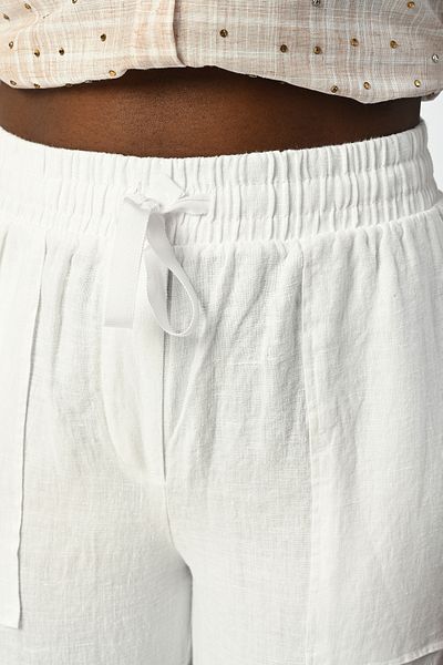 Orfeo Negro ΓΥΝΑΙΚΕΙΟ ΠΑΝΤΕΛΟΝΙ ΛΕΥΚΟ ΜΕ ΕΛΑΣΤΙΚΗ ΜΕ ΜΕΣΗ Άνετο ΜΕΓΕΘΟΣ
