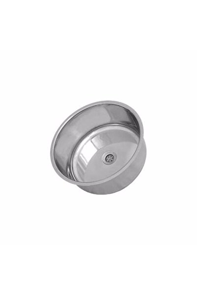 Genel Markalar Paslanmaz Yuvarlak, Daire, Oval Krom Evye Mutfak Lavabosu Evyesi + Stoktan Aynı Gün Kargo..