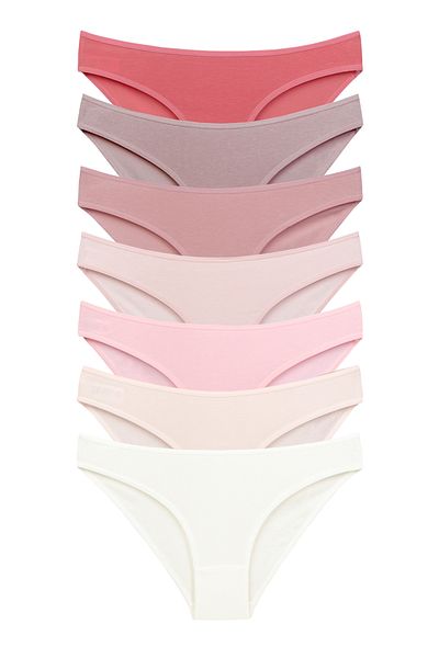 Dominant Chiloți din bumbac colorat moale Lycra Pachet 7 37000-602
