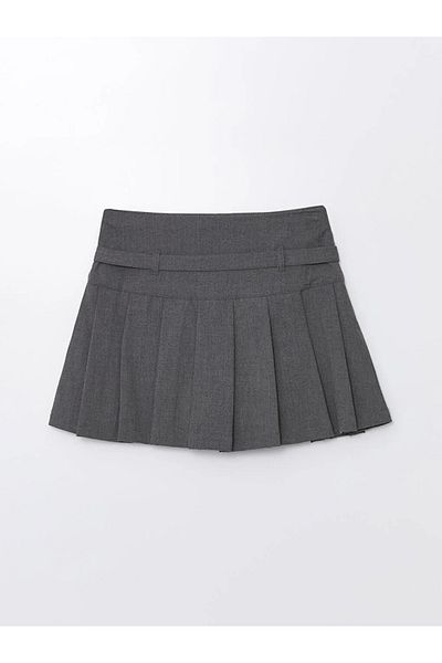 LC Waikiki XSIDE Women's Pleated Skirt with Belt on the Waist