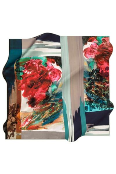 Aker %100 Twill Ipek Eşarp / 8087713-952 / 90x90