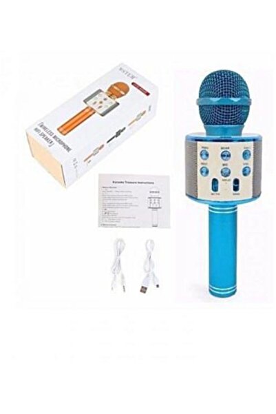 Genel Markalar Karaoke Bluetooth Mikrofon Hoparlörlü Usb Flash Destekli Ws-858