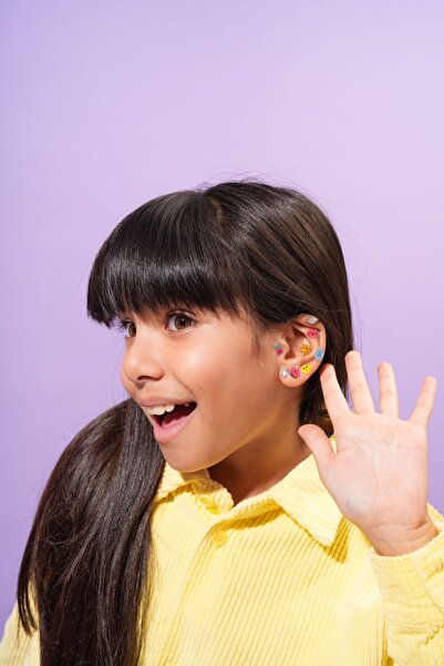 OMY Yapışkanlı Küpe Seti (52 çift) - Kawaii