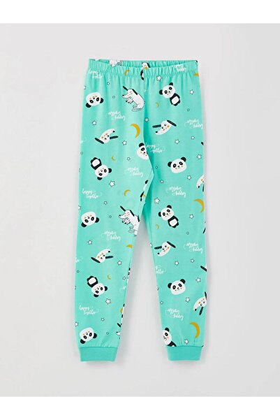 LC Waikiki Dievčenská pyžamová súprava s dlhým rukávom Lcw Kids Crew Neck