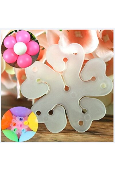 parti sürprizi Balon Çiçek Papatya Yapma Aparatı 6 Adet