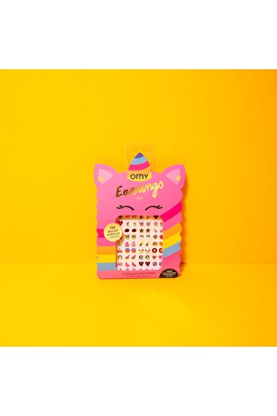 OMY Yapışkanlı Küpe Seti (52 çift) - Unicorn