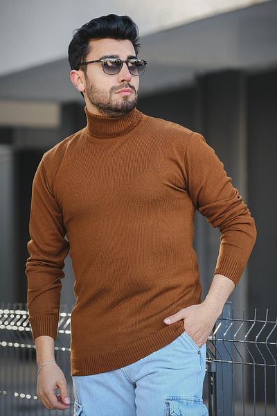 Oksit Ανδρικό πουλόβερ με λαιμόκοψη Seka 849 Cotton Slim Fit
