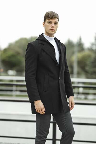 Oksit Ανδρικό παλτό Tuci Delano με αφαιρούμενη κουκούλα