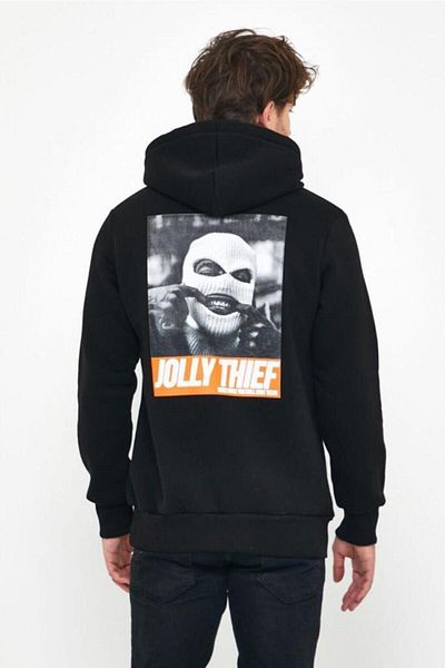 Oksit Unisex φούτερ Claud Jolly Thief με στάμπα