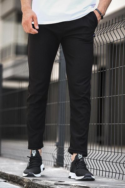 Oksit Ανδρική φούτερ Elroy Straight Leg Ribbed Slim Fit