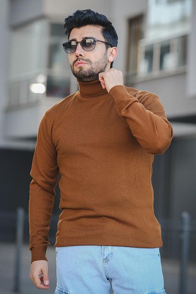 Oksit Ανδρικό πουλόβερ με λαιμόκοψη Seka 849 Cotton Slim Fit
