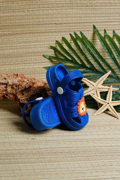 Oksit Lili Orthopedic Αντιολισθητική Σόλα Lion Figure Παιδικά Σανδάλια Παντόφλες