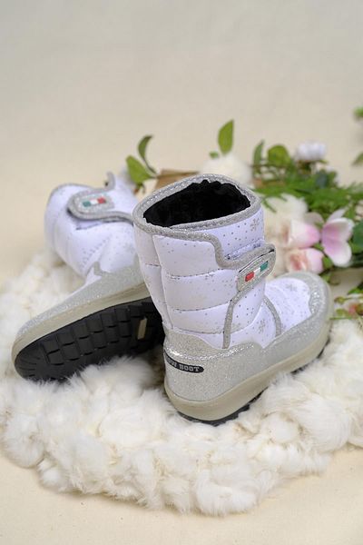 Oksit Dulcie Velcro Thermal Unisex Παιδικές μπότες χιονιού με γούνα στο εσωτερικό