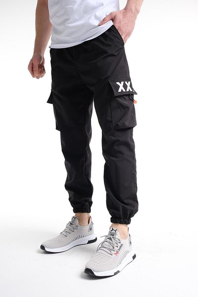 Oksit Ανδρική φόρμα προπόνησης Destry Slim Fit Court Parachute στο κάτω μέρος με τσέπη Cargo