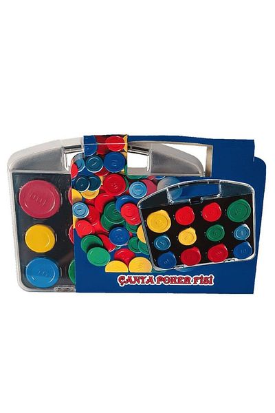Sedef Plastic Poker Chip with Bag Poker Chip Poker Chip 96 Pieces
