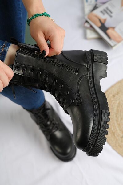 Oksit Rozalin Basic Γυναικείες Μπότες με Fleece Εσωτερικά