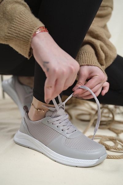 Oksit Šedá - dámská teniska Laya Mesh Lehká pohodlná podrážka