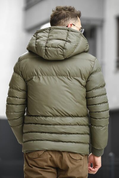 Oksit Cesare Застібка-блискавка Детальне наповнення Чоловічий надувний пуховик