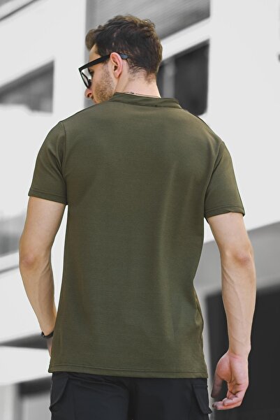 Oksit Ανδρικό μπλουζάκι Dino V Judge Collar Honeycomb Fabric