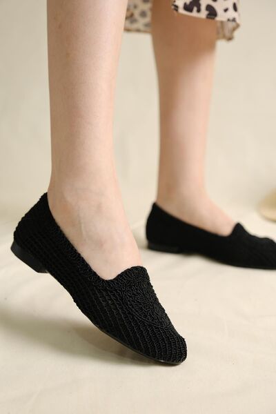 Oksit Γυναικεία πλεκτά παπούτσια μπαλαρίνας Lesta