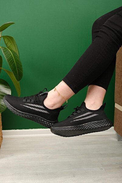 Oksit Pantofort de damă, tricotat cu șireturi, cu model Zareh, cu talpă confortabilă