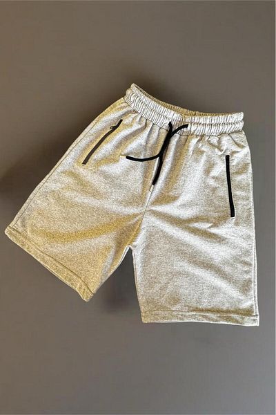 Oksit Livio Unisex Basic χτενισμένο βαμβακερό σορτς Capri