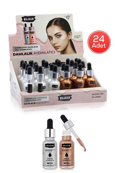 MUJGAN 24-piece Dropper Bottle Illuminator Model