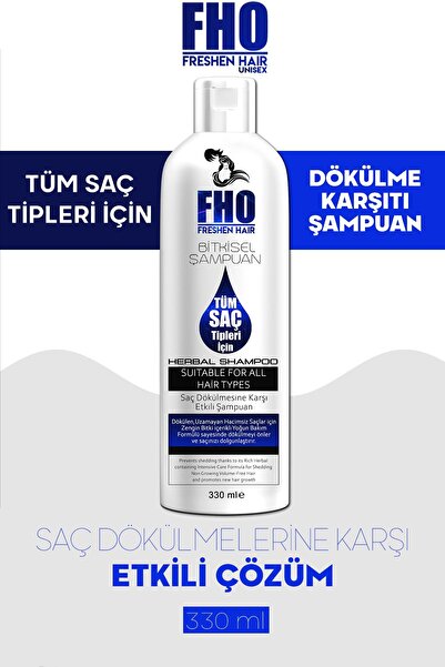 FHO Freshen Hair Dökülme Karşıtı Bitkisel Şampuan 375 ml
