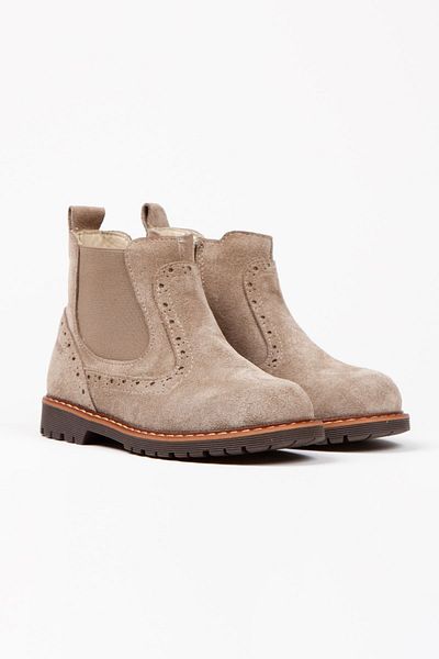 Paqpa Δερμάτινες μπότες Nuby Kids Stone Suede