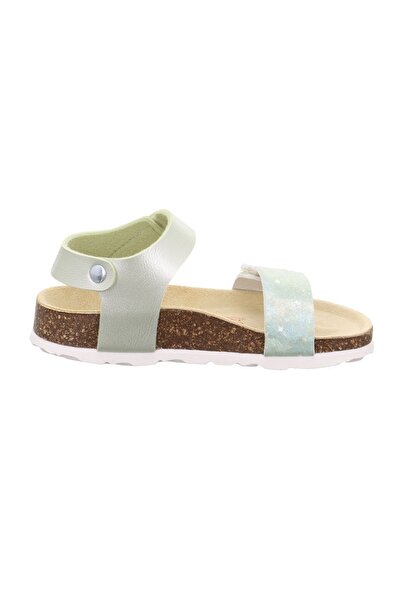 Superfit Fussbett Girl's Light Green Cork Sole Sandals