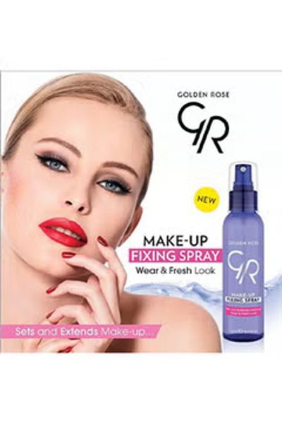 Golden Rose بخاخ تثبيت المكياج 120 مل لتثبيت المكياج وإطالة مظهره
