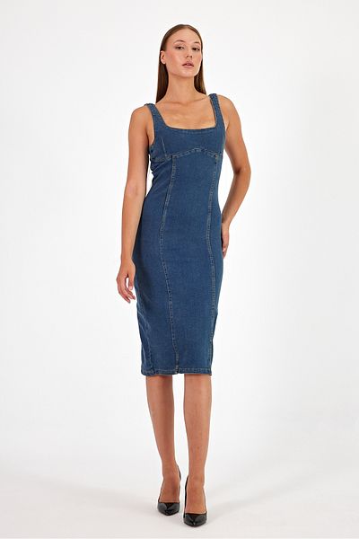 GAMZE ALPTEKİN rochie din denim
