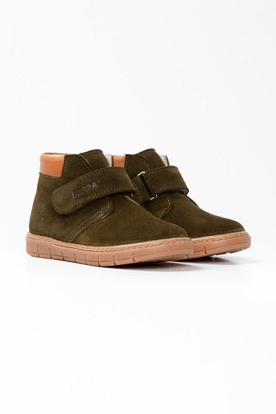 Paqpa Valer Παιδικές Μπότες Khaki Suede Leather W305-08