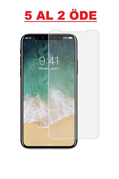 ZETT iphone X / XS Uyumlu 9h Temperli Kırılmaz Cam Sert Şeffaf Ekran Koruyucu