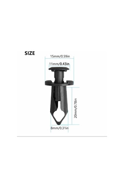 MotoSever CF MOTO SR250 E4-E5 NK250 E4-E5 UYUMLU KAPORTA KLİPS VİDA  6 SET